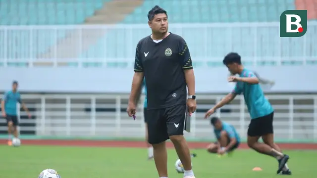 Pelatih Persikabo 1973, Aidil Sharin Sahak. (Bola.com/Nandang Permana)