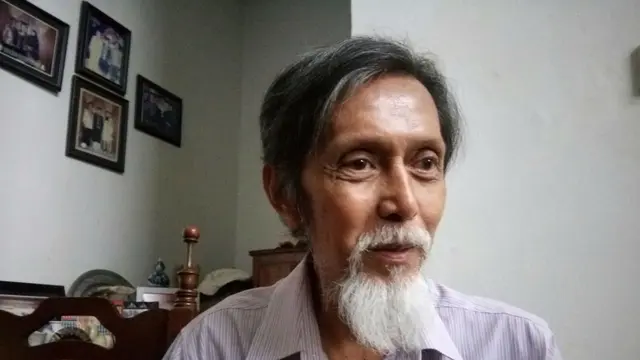 Mantan Pelatih Persija Jakarta, Sofyan Hadi tengah berjuang melawan kanker (Liputan6/Rejdo Prahananda)