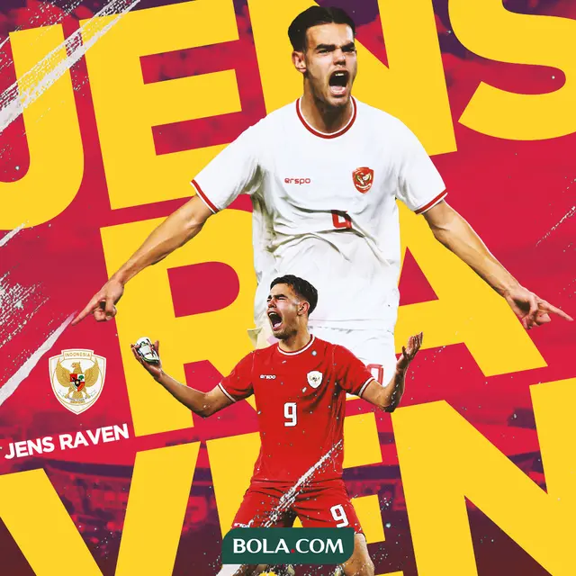 Timnas Indonesia - Ilustrasi Jens Raven 