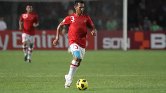 Zulkifli Syukur saat memperkuat tim nasional Indonesia. (Abdi Satria/Bola.com)