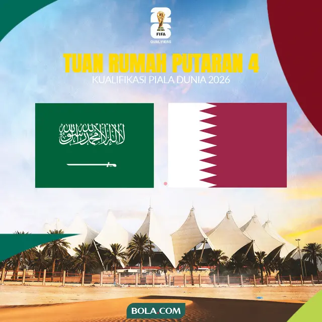 Kualifikasi Piala Dunia 2026 - Arab Saudi dan Qatar Tuan Rumah Putaran 4 Kualifikasi Piala Dunia 2026