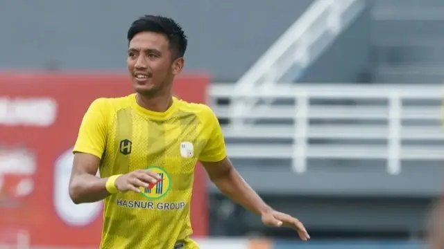 Gelandang Barito Putera, Bayu Pradana. (Bola.com/Gatot Susetyo)