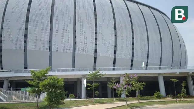 Kondisi terkini sisi barat Jakarta International Stadium (JIS), Selasa (4/7/2023). (Bola.com/Hery Kurniawan)