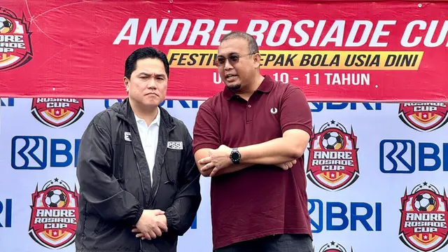 Erick Thohir saat penutupan Andre Rosiade Cup