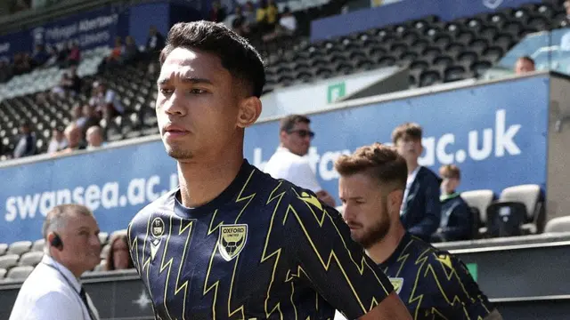 Gelandang Oxford United, Marselino Ferdinan. (Bola.com/Dok.X Oxford United).