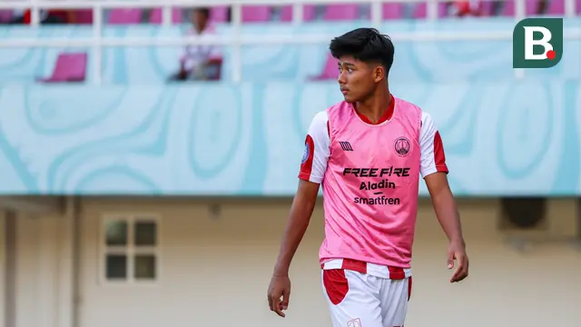 Striker muda Persis Solo dan Timnas Indonesia U-17, Arkhan Kaka. (Bola.com/Radifa Arsa)