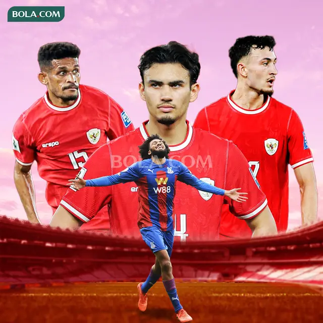 Ilustrasi - Jairo Riedewald, Ricky Kambuaya, Nathan Tjoe A-On, Ivar Jenner