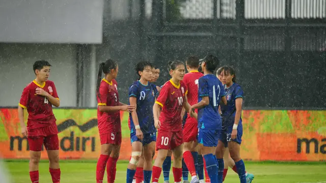 Chinese Taipei menang 3-0 atas Kirgistan dalam laga Grup D Kualifikasi Piala Asia Putri 2026 di Indomilk Arena, Rabu (2/7/2025). (Dok. PSSI)