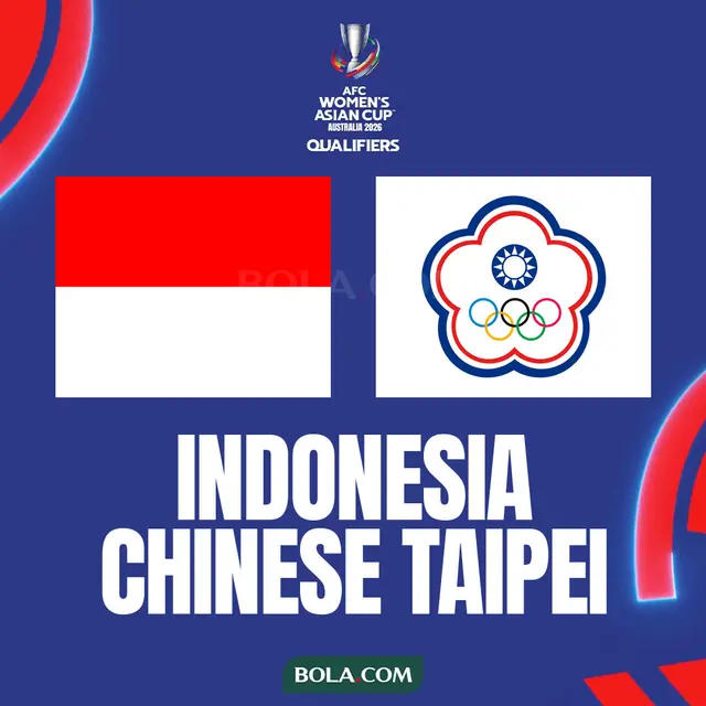 Kualifikasi Piala Asia Wanita 2026 - Timnas Indonesia Putri Vs Chinese Taipei
