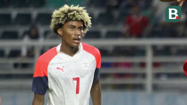 Pemain Filipina U-19, Otu Bisong. (Bola.com/Aditya Wany)