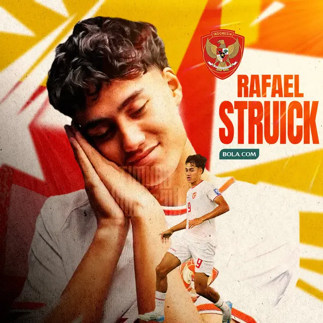 Timnas Indonesia - Ilustrasi Rafael Struick