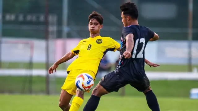 Gelandang Timnas Malaysia U-23, Muhammad Abu Khalil. (Dok. FA Malaysia).