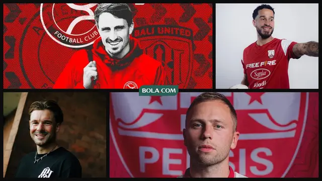 Pemain Belanda yang akan berkiprah di BRI Super League. (Doc Persis dan Bali United)