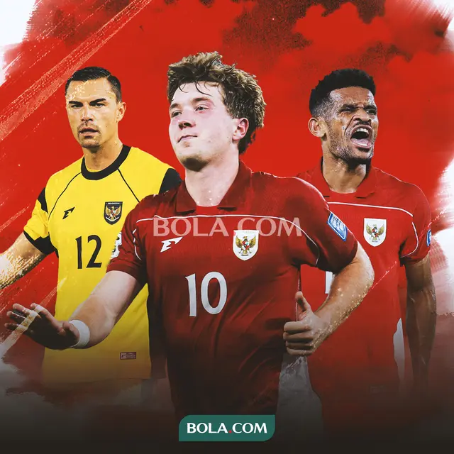 Timnas Indonesia - Emil Audero, Ole Romeny, Ricky Kambuaya