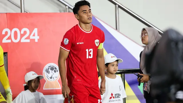 Muhammad Ferrari saat pertandingan Timnas Indonesia melawan Laos di laga kedua Grup B Piala AFF 2024 di Stadion Manahan, Solo, Kamis (12/12/2024). (Bola.com/Abdul Aziz)