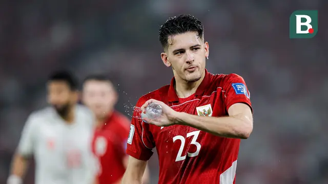 Bek Timnas Indonesia, Justin Hubner, dalam laga melawan Bahrain di SUGBK, Jakarta, Selasa (27/3/2025). (Bola.com/Bagaskara Lazuardi)