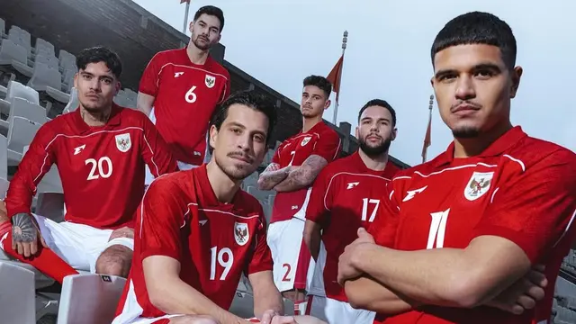 Jersey kandang anyar Timnas Indonesia diluncurkan Erspo, Kamis (23/1/2025). (Dok. Erspo)