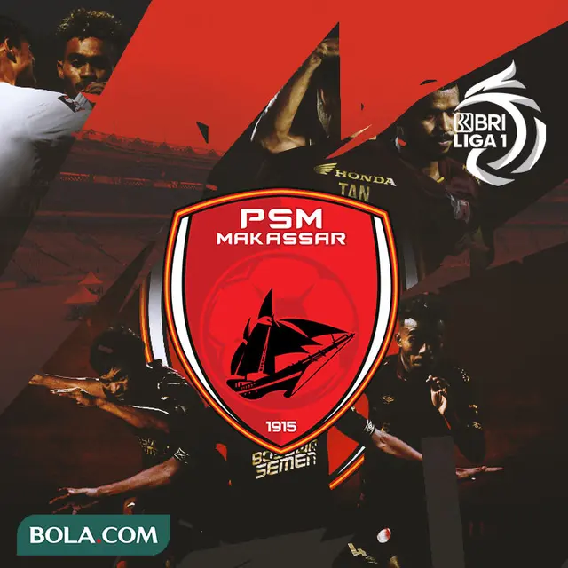 Liga 1 - Ilustrasi logo PSM Makassar BRI Super League.
