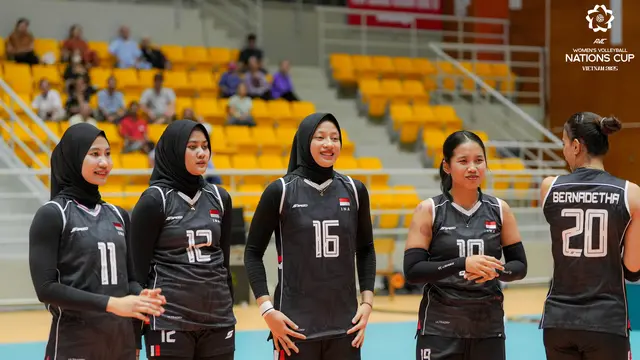 Timnas voli putri Indonesia kembali menghadapi Iran pada perebutan peringkat kelimat AVC Nations Cup 2025, Sabtu 14 Juni. (foto: Asian Volley Ball)