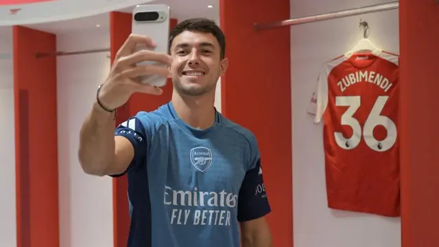 Martin Zubimendi, rekrutan Arsenal di musim panas 2025 dari Real Sociedad. (Dok.www.arsenal.com)