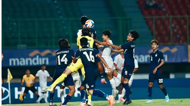 Aksi pemain Timnas Thailand U-23 pada ajang Piala AFF U-23 2025 (Dok. Aseanutdfc.com)