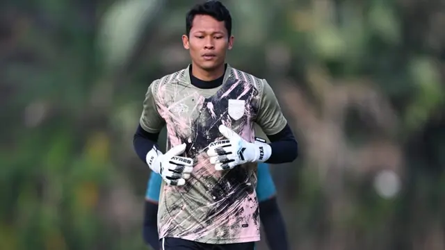 Syahrul Trisna Fadhilah yang mengaku bangga dan terhormat bisa berkostum Borneo FC di BRI Super Super League untuk musim 2025/2026. (Nandang Permana/Bola.com)