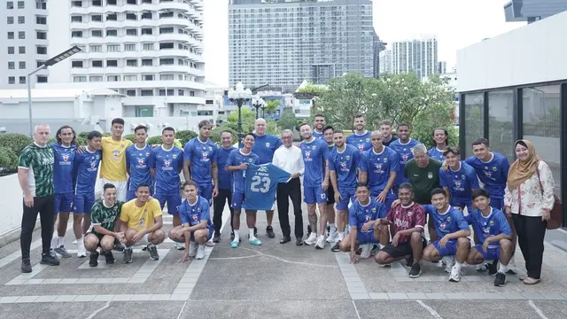 Persib Bandung di Thailand. (Bola.com/Dok.Persib Bandung).