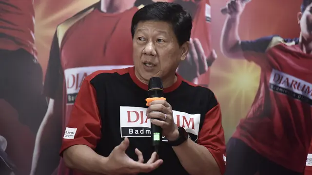 Program Director Bakti Olahraga Djarum Foundation yang juga Ketua PB Djarum, Yoppy Rosimin, menyambut bahagia kembali digelarnya Audisi Umum 2022. (dok. PB Djarum)
