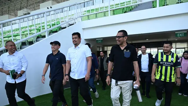 Gubernur Sumatera Utara (Sumut) Bobby Afif Nasution, menerima audiensi PSSI dalam rangka persiapan Piala Kemerdekaan 2025