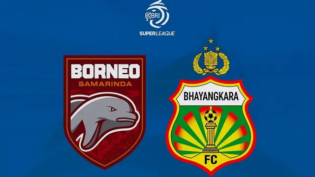 Borneo FC Vs Bhayangkara FC pada laga pembuka BRI Super League 2025/2026. (Grafis: Hendry Wibowo/Bola.com)