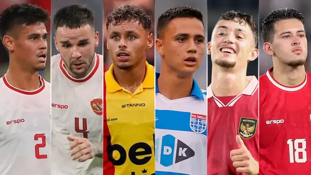 Enam pemain Timnas Indonesia yang masih bermain di Eredivisie atau Liga Belanda. (Bola.com/Gregah Nurikhsani)