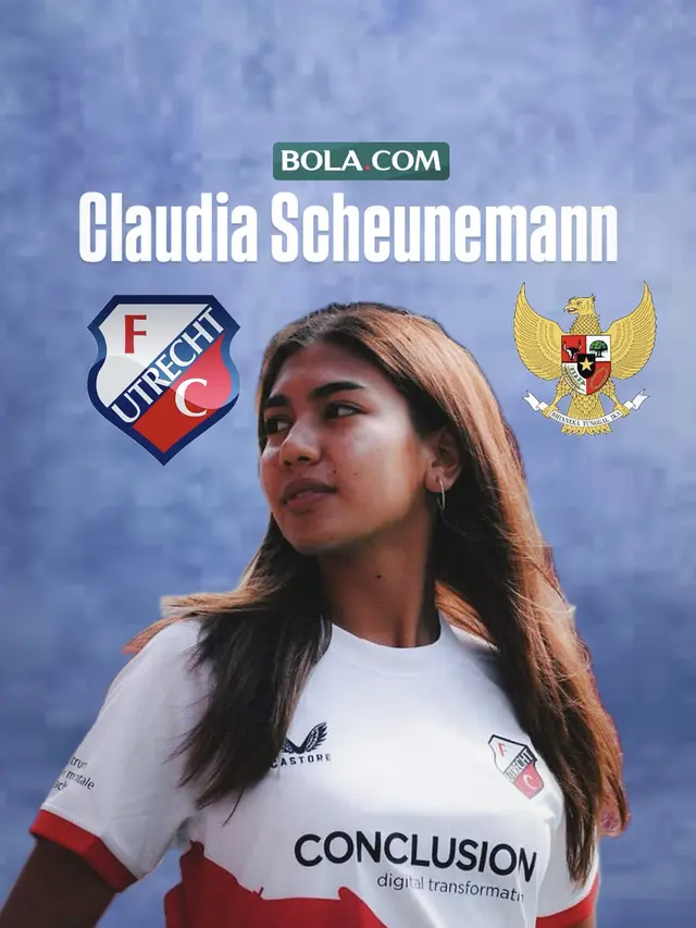 Striker Timnas Indonesia Putri, Claudia Scheunemann, bergabung dengan FC Utrecht Vrouwen di Belanda. (Bola.com/Dok.FC Utrecht/Ario Yosia)
