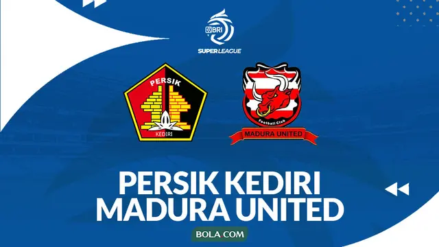 Ilustrasi Persik Kediri Vs Madura United - BRI Super League 2025/2026. (Bola.com/Gregah Nurikhsani)