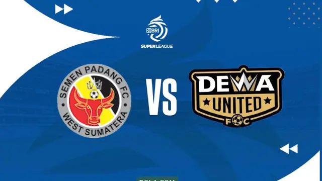 Semen Padang Vs Dewa United. (Bola.com/Ario Yosia)