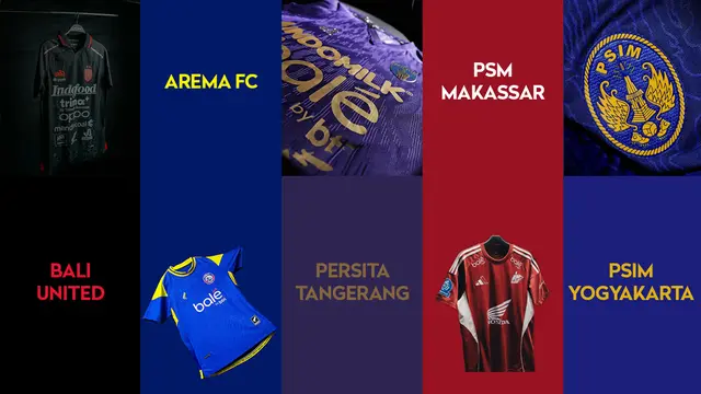 5 Jersey Terbaik BRI Super League 2025/2026 versi Bola.com. (Bola.com/Gregah Nurikhsani)