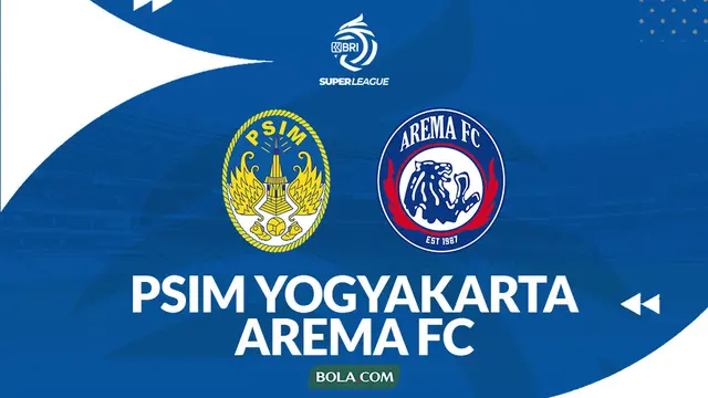 Ilustrasi PSIM Yogyakarta Vs Arema FC - BRI Super League 2025/2026. (Bola.com/Gregah Nurikhsani)
