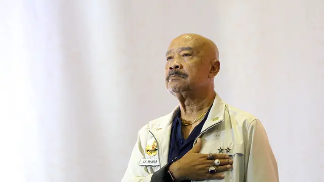 IGK Manila, Ketua Pelaksana Kejuaraan Dunia Wushu 2015 di Jakarta, Minggu(15/11/2015). (Bola.com/Nicklas Hanoatubun).