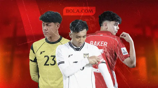 Ilustrasi Timnas Indonesia U-17 - Dafa Al Gasemi, I Putu Panji, Mathew Baker. (Bola.com/Gregah Nurikhsani)