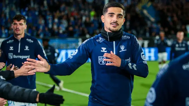 Aimar Sher, gelandang Timnas Irak yang bermain di klub Norwegia, Sarpsborg 08 FF. (Dok. X @Sarpsborg08)