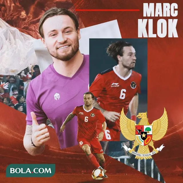 Timnas Indonesia - Ilustrasi Marc Klok 