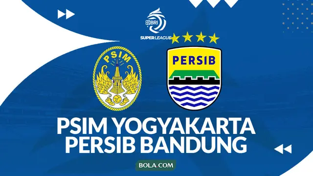 Prediksi PSIM Yogyakarta vs Persib Bandung - BRI Super League 2025/2026. (Bola.com/Gregah Nurikhsani)