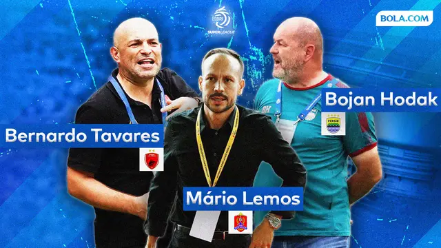 Deretan pelatih asal Eropa yang menjalani karier di BRI Super League 2025/2026. (Bola.com/Gregah Nurikhsani)