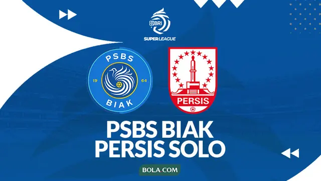 Prediksi PSBS Biak vs Persis Solo - BRI Super League 2025/2026. (Bola.com/Gregah Nurikhsani)