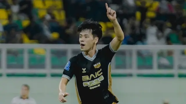Taisei Marukawa, winger Dewa United di BRI Super League 2025/26. (Bola.com/Gatot Sumitro)