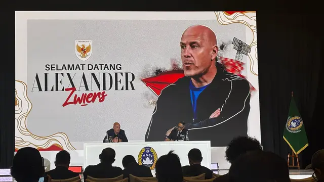 Alexander Zwiers pada perkenalan sebagai Direktur Teknik PSSI. (Liputan6.com/Theresia Melinda Indrasari)
