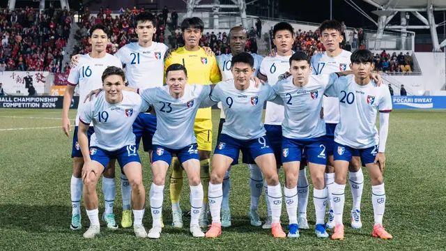 Timnas Chinese Taipei. (Bola.com/Dok.Federasi Sepak Bola Chinese Taipei).