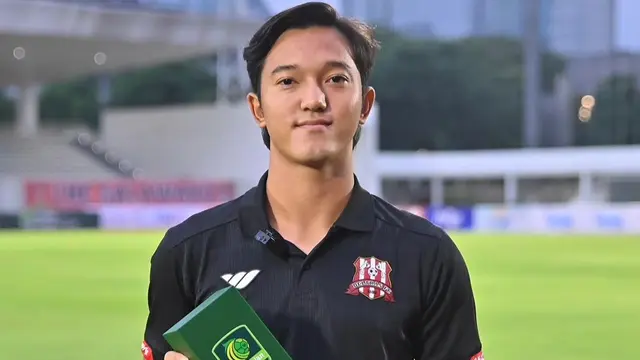 Raka Cahyana Rizky menjadi pemain muda terbaik di Pegadaian Liga 2 2023/2024 (Dok. Deltras FC)