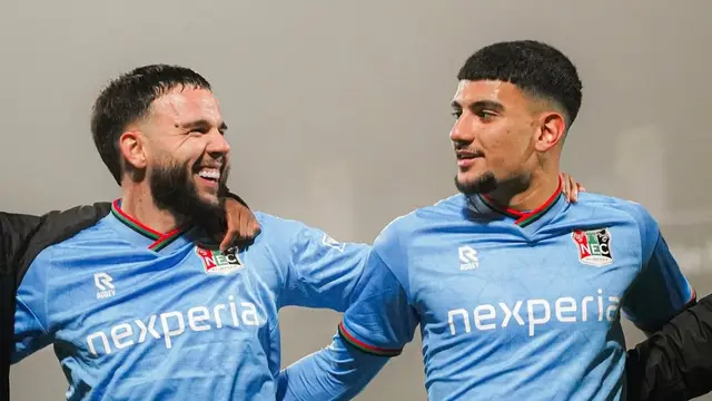 Aksi Calvin Verdonk bersama NEC Nijmegen di Eredivisie 2024/2025 (Dok. NEC Nijmegen)