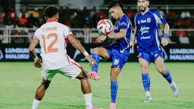Aksi Fachreza Sudin bersama PSIM Yogyakarta di laga BRI Super League 2025/2026 melawan Malut United - Dok. PSIM/@PSIMJOGJA