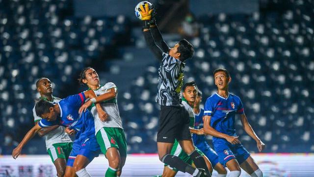 Timnas Indonesia meraih kemenangan 3-0 atas Chinese Taipei pada leg 2 Play Off Piala Asia 2023 di Buriram Stadium, Senin (11/10/2021) malam WIB. (dok. AFC)